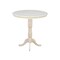 International Concepts Round 36 in Rd Top Pedestal Table, 12 in Leaf, 40.9 inH, Adjustable Height, Unfinished, 36 in W, Wood K-36RXT-6B-2 - alternate 4